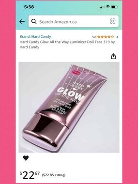 $12 BUNDLE ITEM - Or Buy Now - Hard Candy Luminous Body Gel
